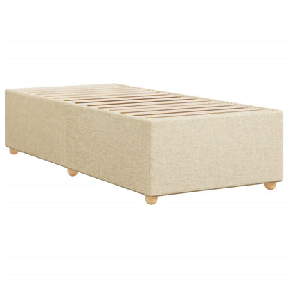 Giroletto senza Materasso Crema 90x190 cm in Tessuto | homemem39