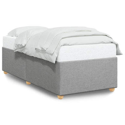 Giroletto senza Materasso Grigio Chiaro 90x200 cm Tessuto | homemem39