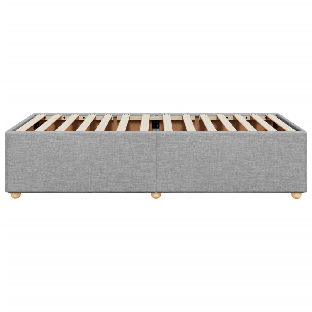 Giroletto senza Materasso Grigio Chiaro 90x200 cm Tessuto | homemem39
