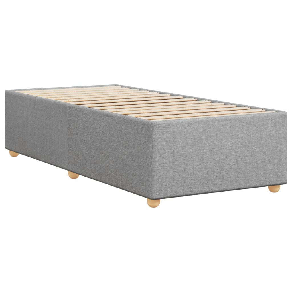 Giroletto senza Materasso Grigio Chiaro 90x200 cm Tessuto | homemem39