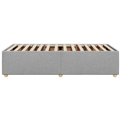 Giroletto senza Materasso Grigio Chiaro 100x200 cm Tessuto - homemem39