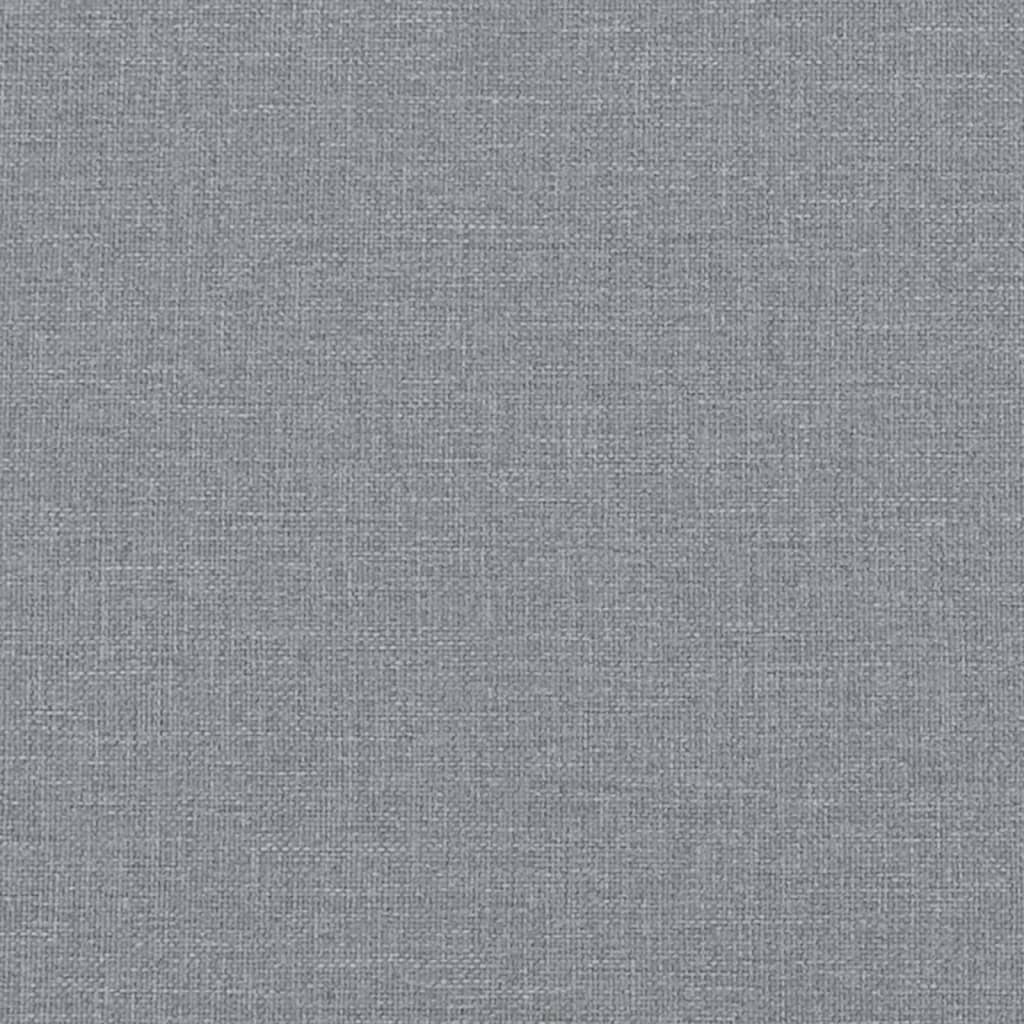 Giroletto senza Materasso Grigio Chiaro 100x200 cm Tessuto - homemem39