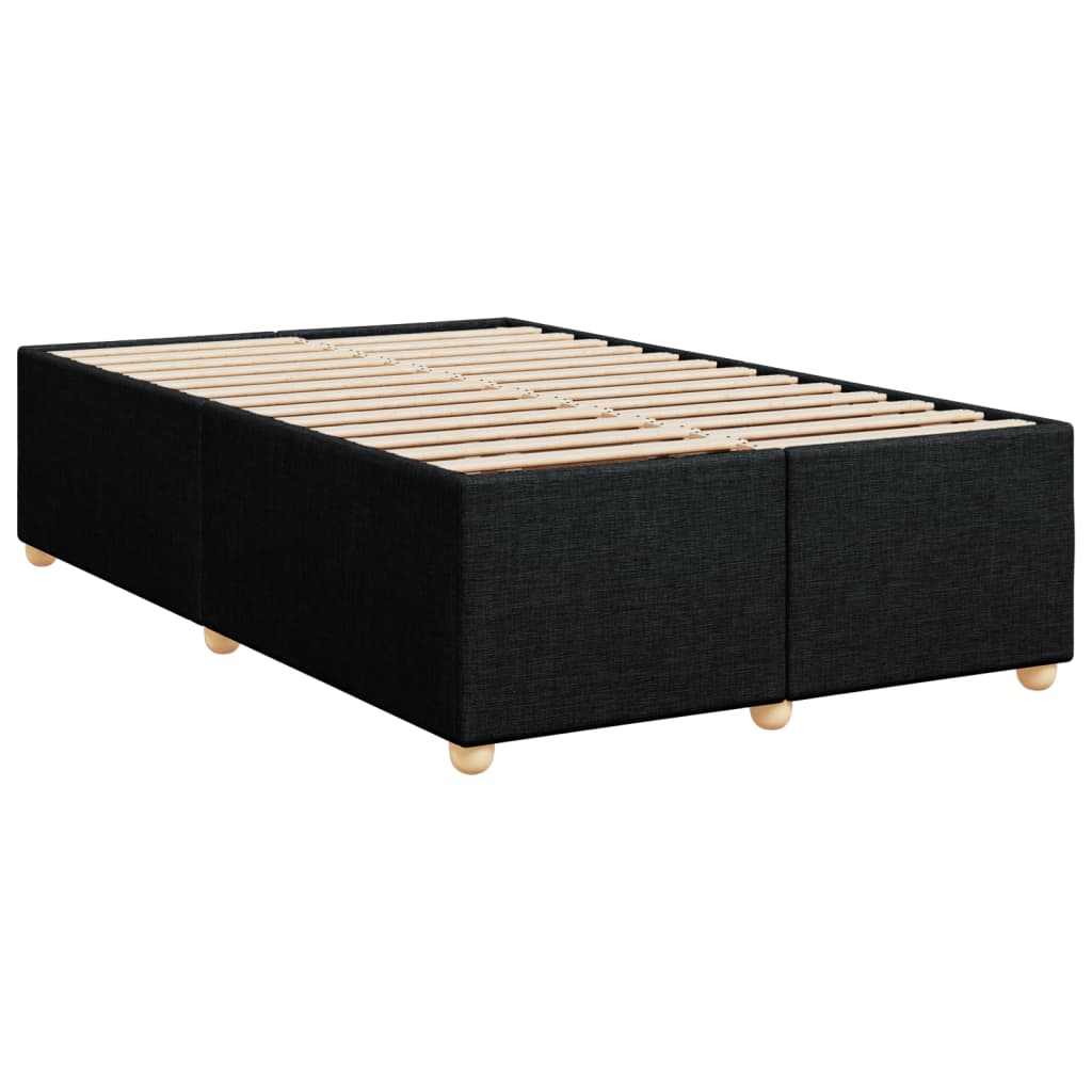Giroletto senza Materasso Nero 120x190 cm in Tessuto | homemem39