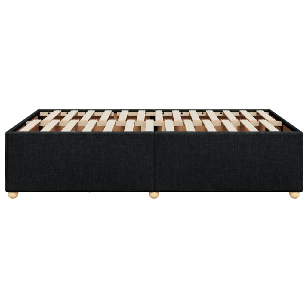 Giroletto senza Materasso Nero 120x190 cm in Tessuto | homemem39
