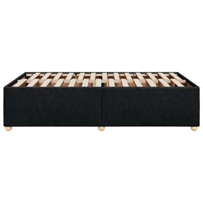 Giroletto senza Materasso Nero 120x190 cm in Tessuto | homemem39