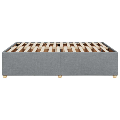 Giroletto senza Materasso Grigio Chiaro 140x190 cm Tessuto | homemem39