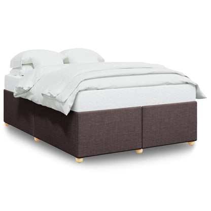 Giroletto senza Materasso Marrone Scuro 140x190 cm Tessuto | homemem39