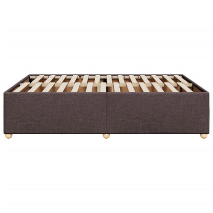 Giroletto senza Materasso Marrone Scuro 140x190 cm Tessuto | homemem39