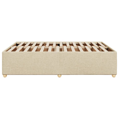 Giroletto senza Materasso Crema 140x190 cm in Tessuto | homemem39