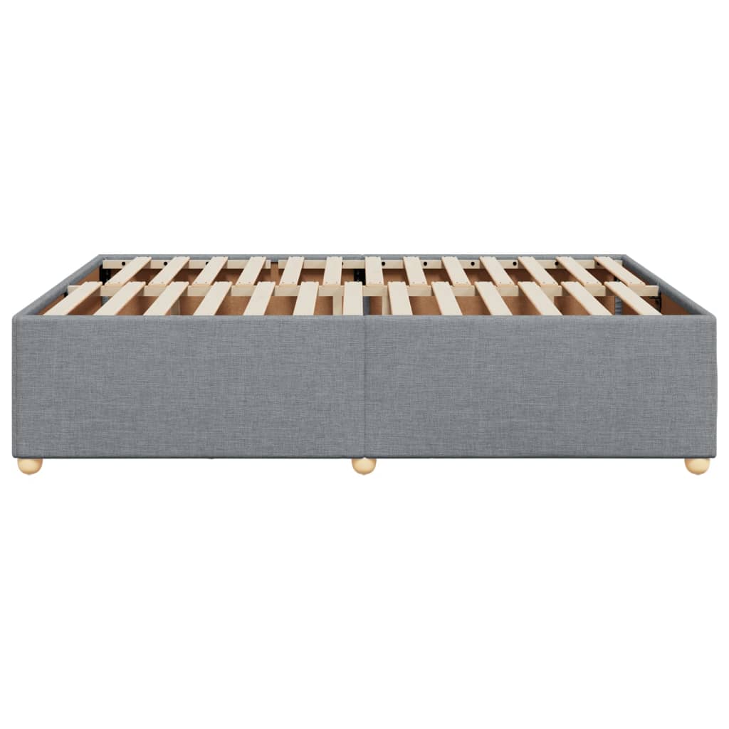 Giroletto senza Materasso Grigio Chiaro 140x200 cm Tessuto - homemem39