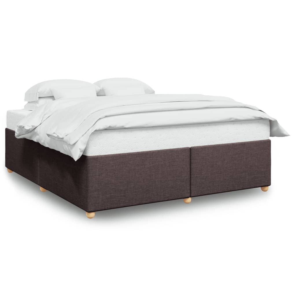 Giroletto senza Materasso Marrone Scuro 180x200 cm Tessuto | homemem39