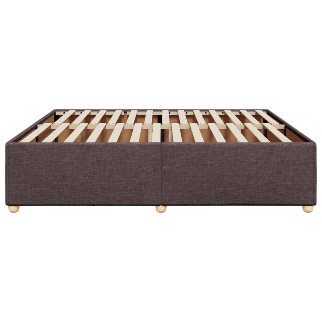 Giroletto senza Materasso Marrone Scuro 180x200 cm Tessuto | homemem39