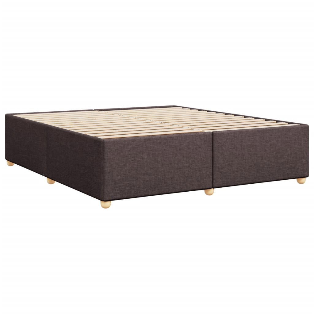 Giroletto senza Materasso Marrone Scuro 180x200 cm Tessuto | homemem39