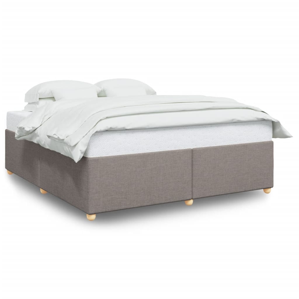 Giroletto senza Materasso Tortora 200x200 cm in Tessuto | homemem39