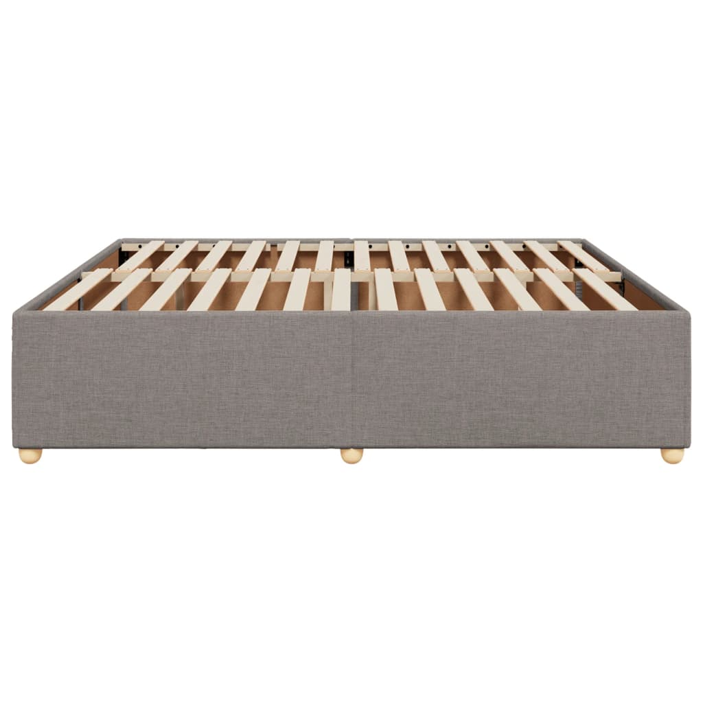 Giroletto senza Materasso Tortora 200x200 cm in Tessuto | homemem39