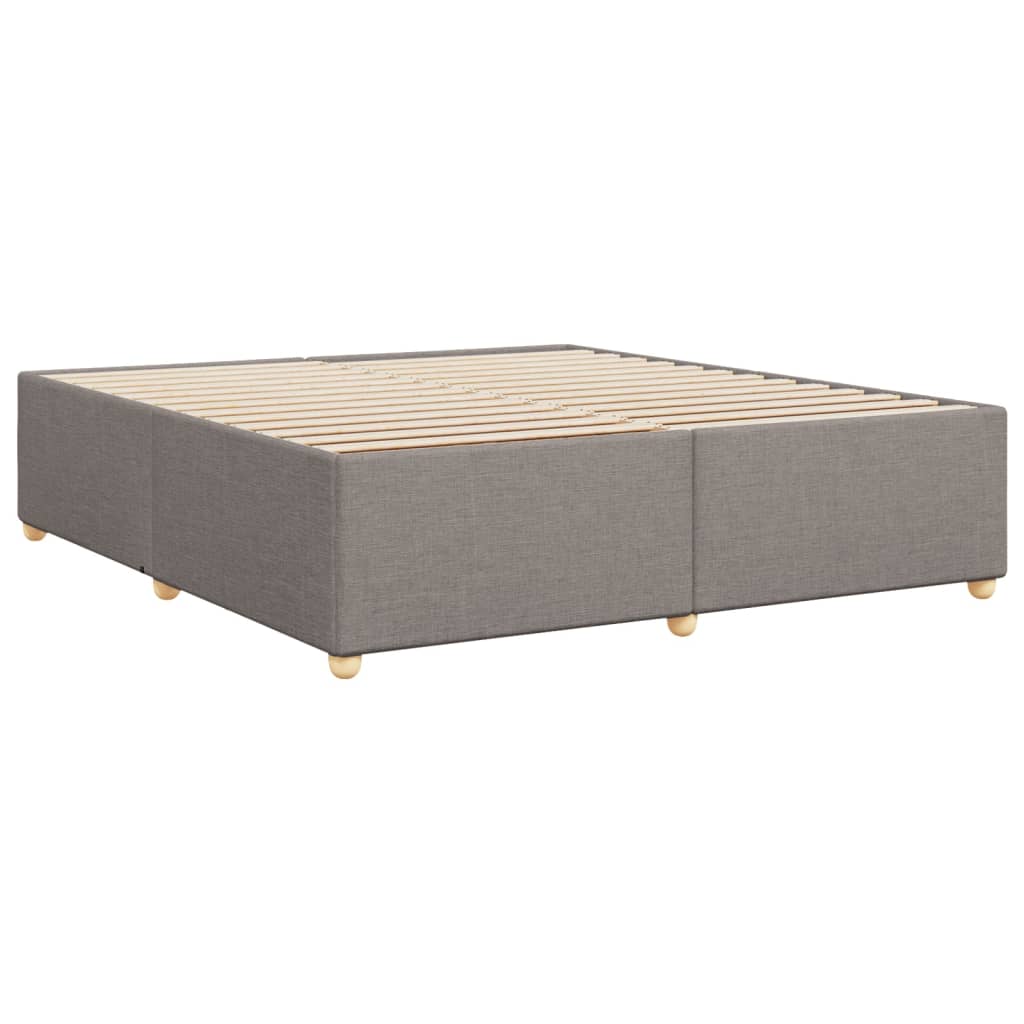 Giroletto senza Materasso Tortora 200x200 cm in Tessuto | homemem39