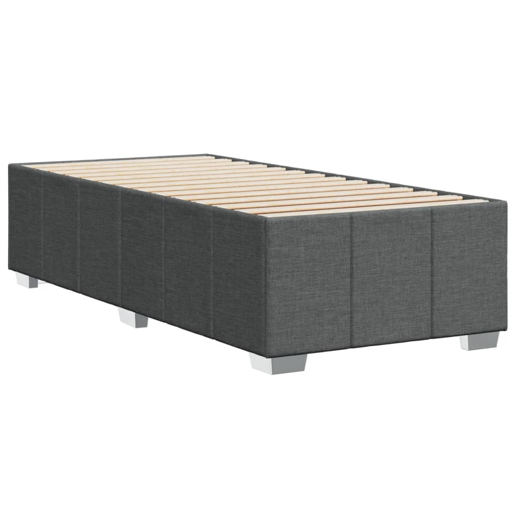 Giroletto senza Materasso Grigio Scuro 90x190 cm Tessuto | homemem39
