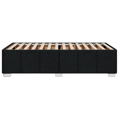 Giroletto senza Materasso Nero 90x190 cm in Tessuto