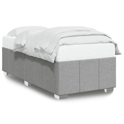 Giroletto senza Materasso Grigio Chiaro 90x200 cm Tessuto | homemem39