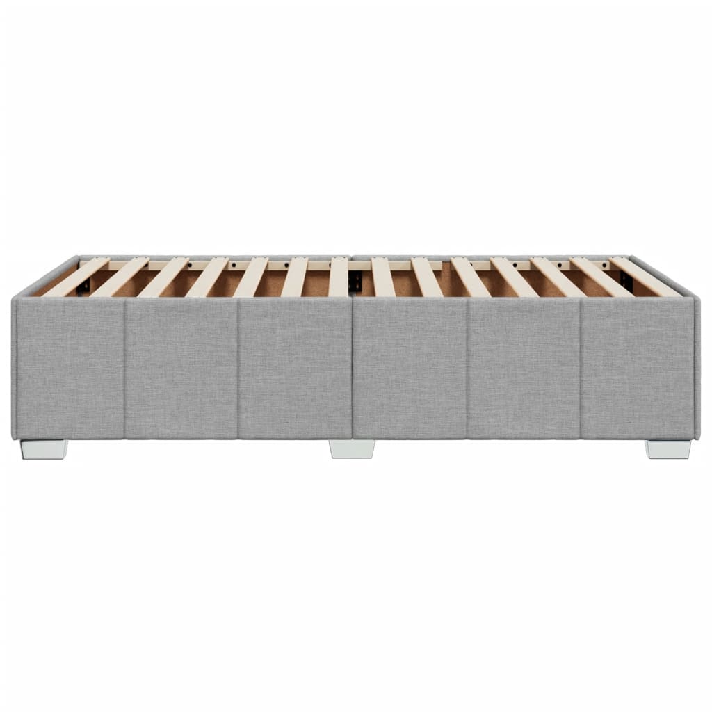 Giroletto senza Materasso Grigio Chiaro 90x200 cm Tessuto | homemem39