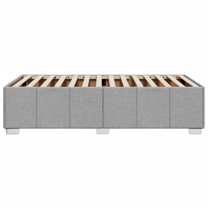 Giroletto senza Materasso Grigio Chiaro 90x200 cm Tessuto | homemem39