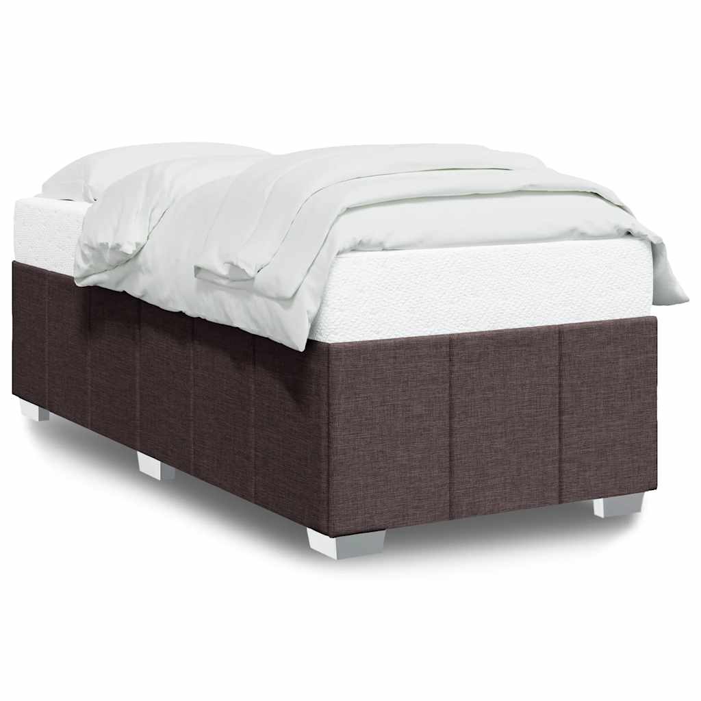 Giroletto senza Materasso Marrone Scuro 90x200 cm Tessuto | homemem39