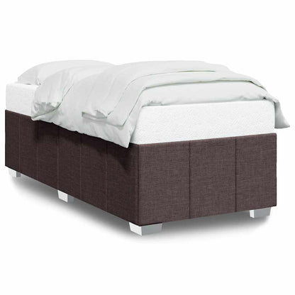 Giroletto senza Materasso Marrone Scuro 90x200 cm Tessuto | homemem39