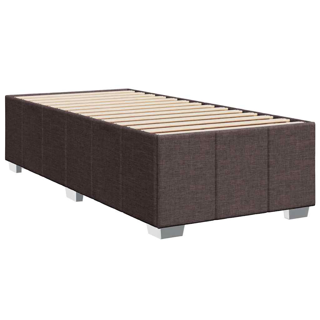 Giroletto senza Materasso Marrone Scuro 90x200 cm Tessuto | homemem39