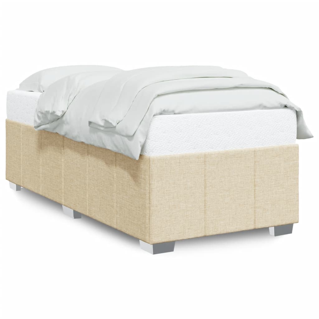 Giroletto senza Materasso Crema 90x200 cm in Tessuto | homemem39