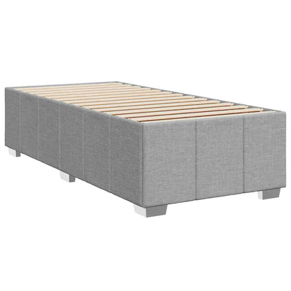 Giroletto senza Materasso Grigio Chiaro 100x200 cm Tessuto | homemem39