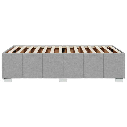 Giroletto senza Materasso Grigio Chiaro 100x200 cm Tessuto | homemem39