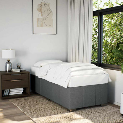 Giroletto senza Materasso Grigio Scuro 100x200 cm Tessuto | homemem39