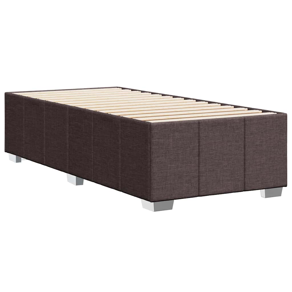 Giroletto senza Materasso Marrone Scuro 100x200 cm Tessuto | homemem39