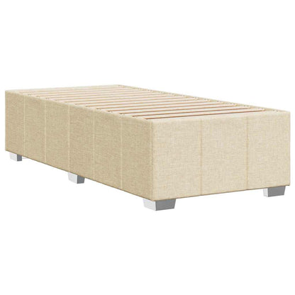 Giroletto senza Materasso Crema 100x200 cm in Tessuto | homemem39