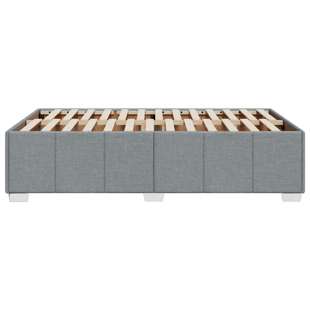 Giroletto senza Materasso Grigio Chiaro 120x190 cm in Tessuto - homemem39