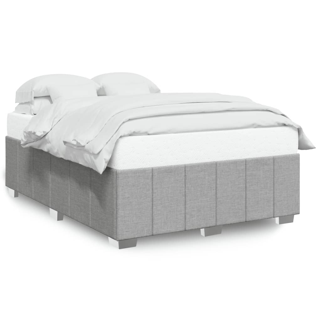 Giroletto senza Materasso Grigio Chiaro 140x190 cm Tessuto | homemem39