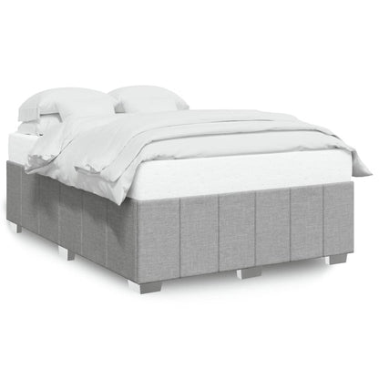 Giroletto senza Materasso Grigio Chiaro 140x190 cm Tessuto | homemem39