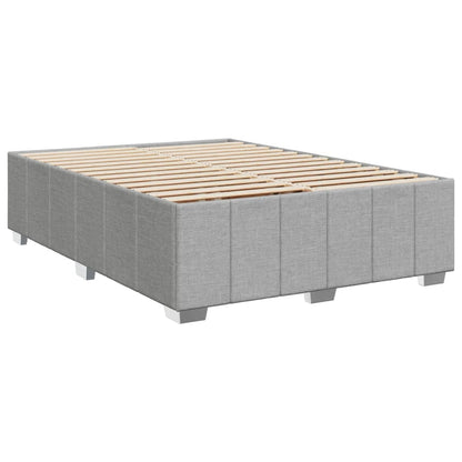 Giroletto senza Materasso Grigio Chiaro 140x190 cm Tessuto | homemem39