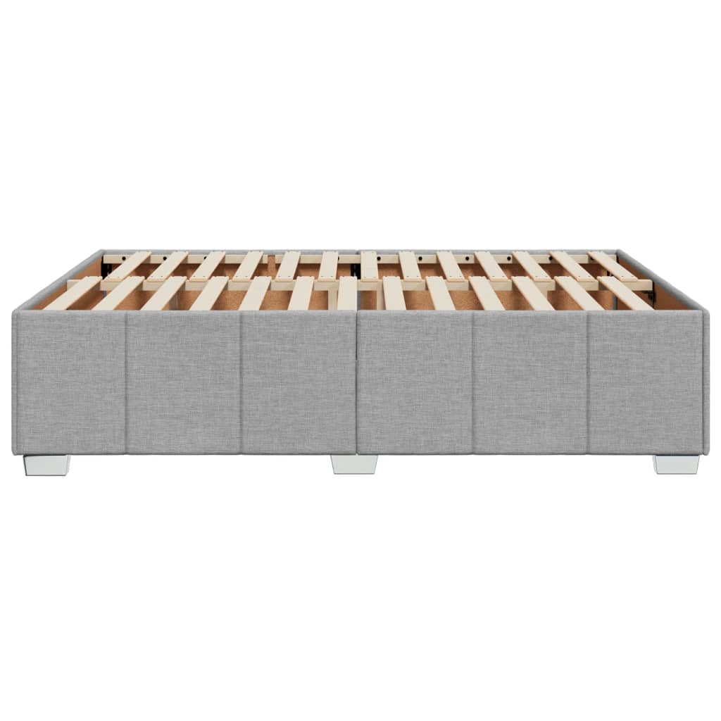 Giroletto senza Materasso Grigio Chiaro 140x190 cm Tessuto | homemem39