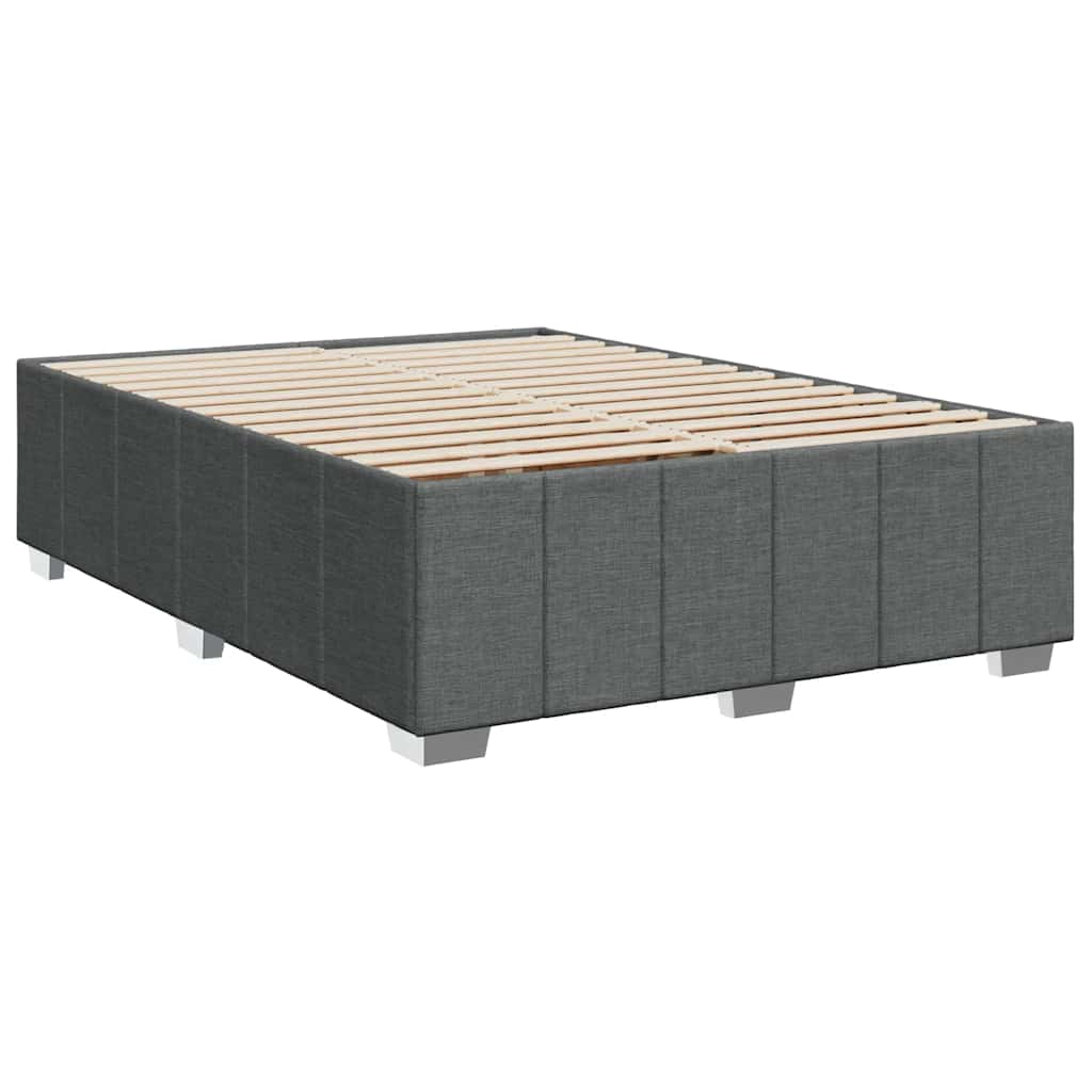 Giroletto senza Materasso Grigio Scuro 140x190 cm Tessuto | homemem39