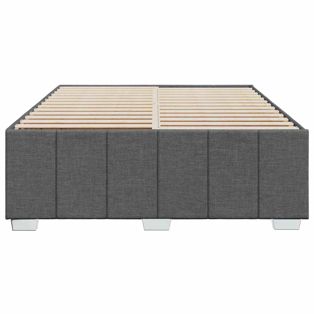 Giroletto senza Materasso Grigio Scuro 140x190 cm Tessuto | homemem39
