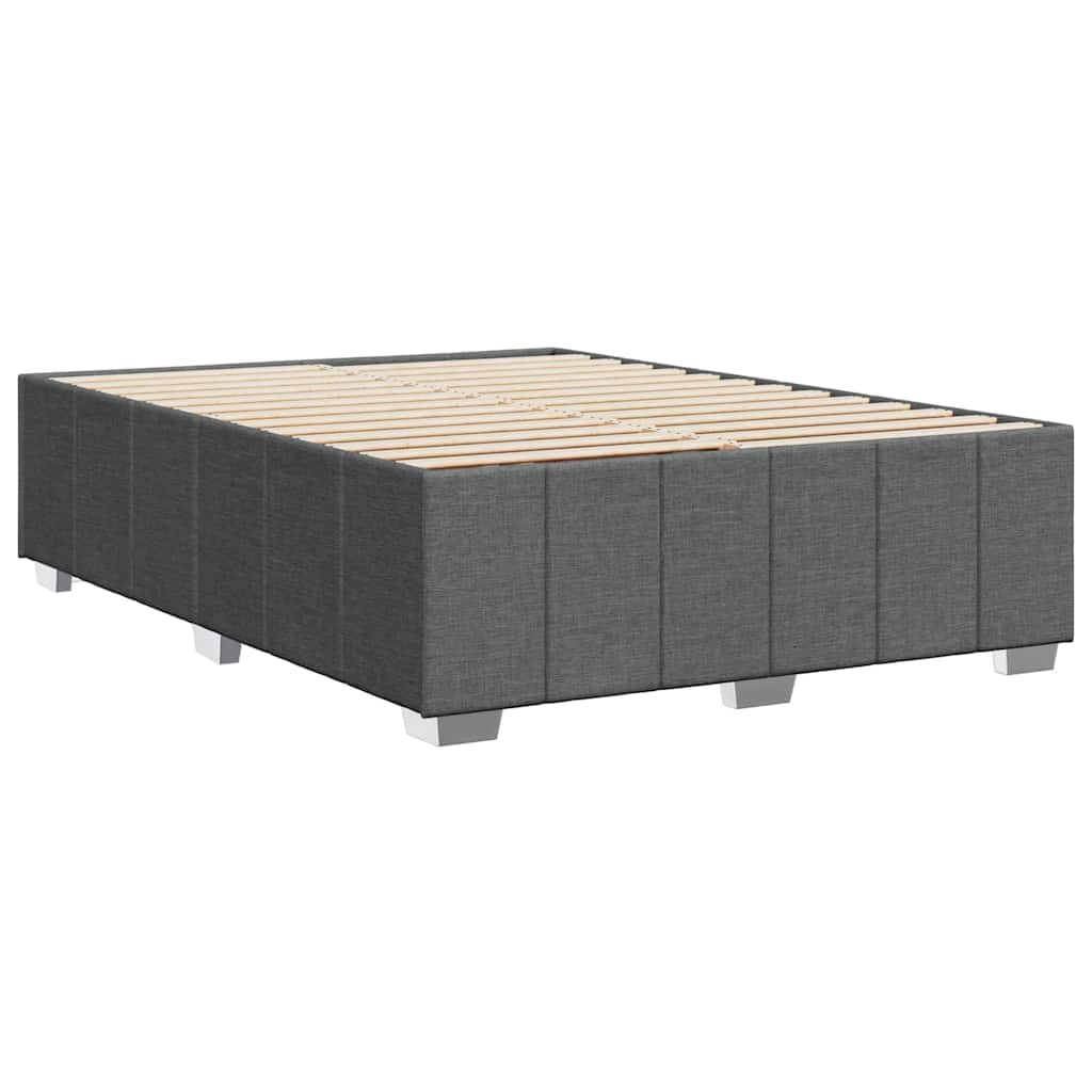 Giroletto senza Materasso Grigio Scuro 140x190 cm Tessuto | homemem39
