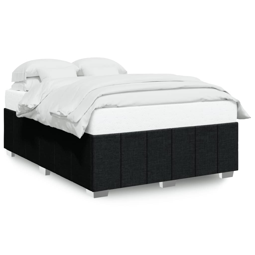 Giroletto senza Materasso Nero 140x190 cm in Tessuto | homemem39