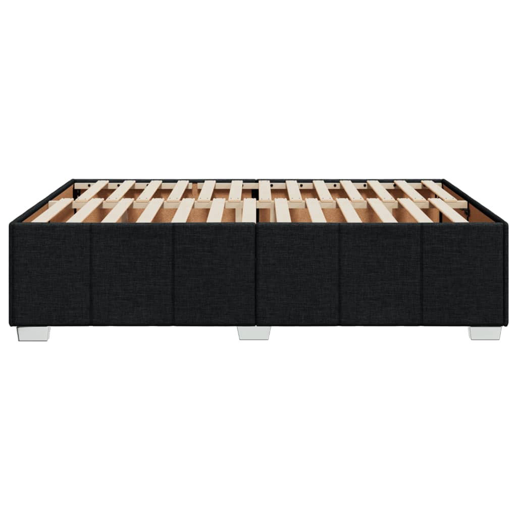Giroletto senza Materasso Nero 140x190 cm in Tessuto | homemem39