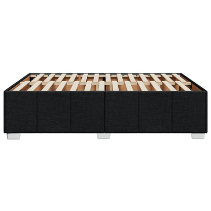 Giroletto senza Materasso Nero 140x190 cm in Tessuto | homemem39