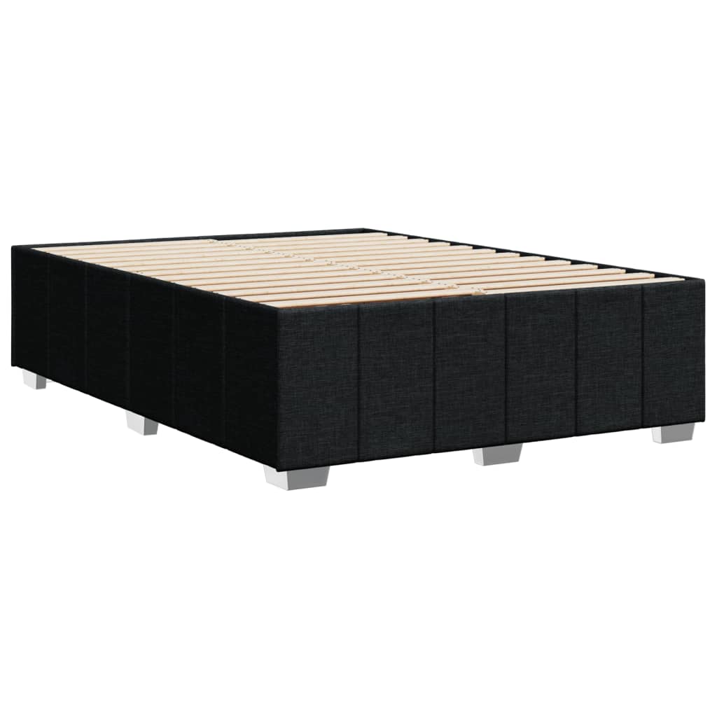Giroletto senza Materasso Nero 140x190 cm in Tessuto | homemem39