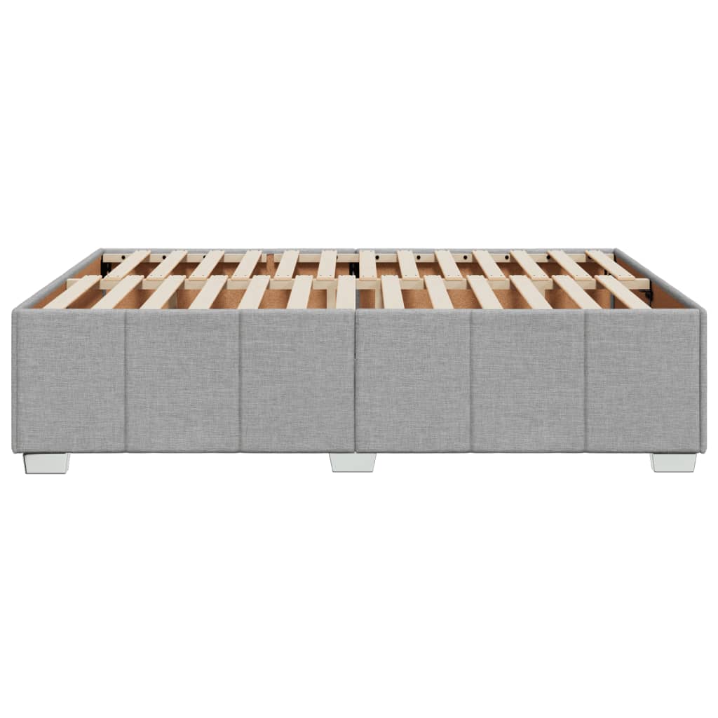 Giroletto senza Materasso Grigio Chiaro 140x200 cm Tessuto - homemem39