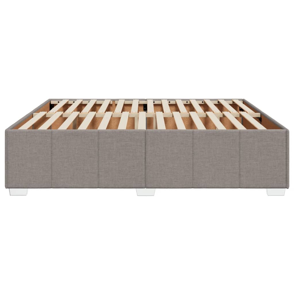 Giroletto senza Materasso Tortora 200x200 cm in Tessuto | homemem39