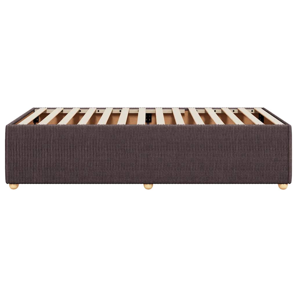 Giroletto senza Materasso Marrone Scuro 80x200 cm Tessuto | homemem39