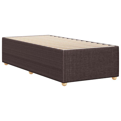 Giroletto senza Materasso Marrone Scuro 80x200 cm Tessuto | homemem39